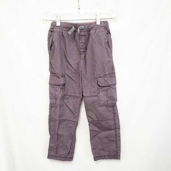 Gray Boys Cargo Khaki Pants